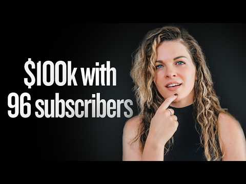 Here’s How I would make 100k in 6 Months (With a small channel) [Video]