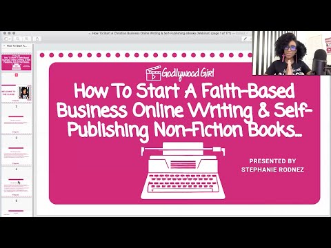 HOW TO START AN ONLINE BUSINESS As A Faith-Based Author (MASTERCLASS) [Video]