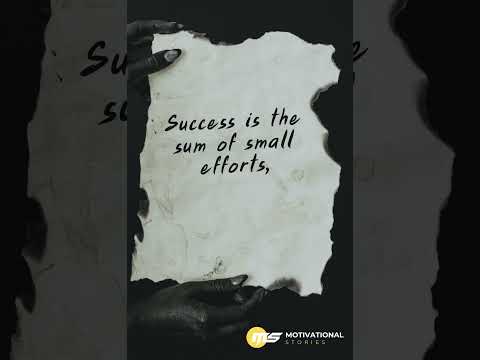 Success is the sum of all 🔥 [Video]