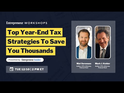 Top Year-End Tax Strategies To Save You Thousands [Video]