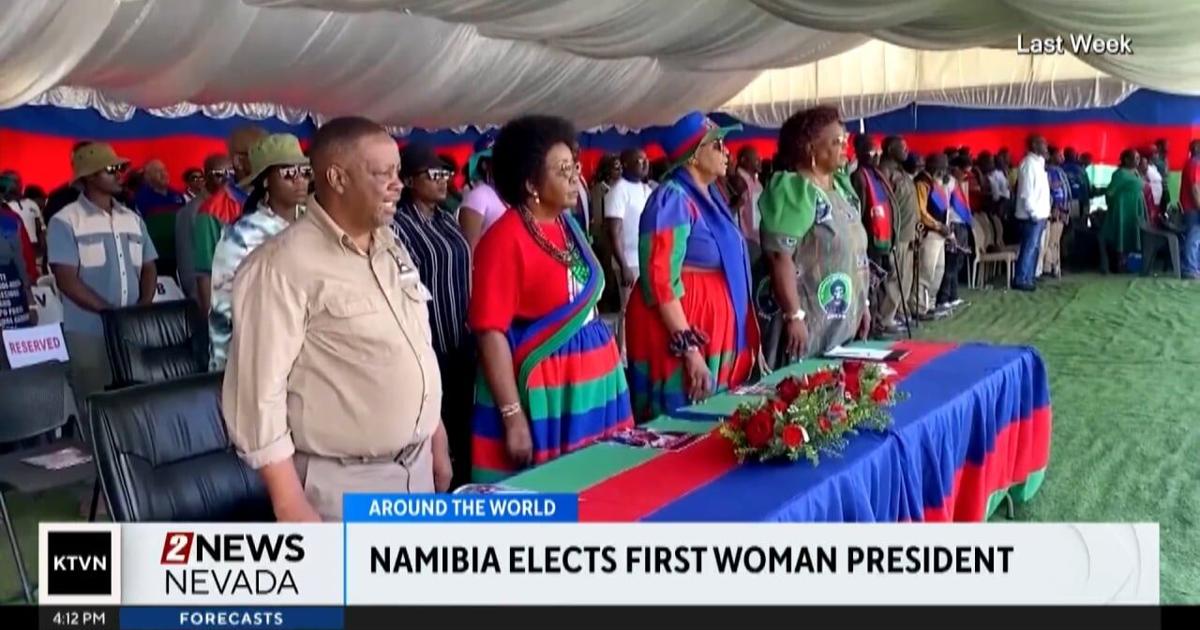 Namibia will have its first female leader after the VP wins presidential election for ruling party | Video