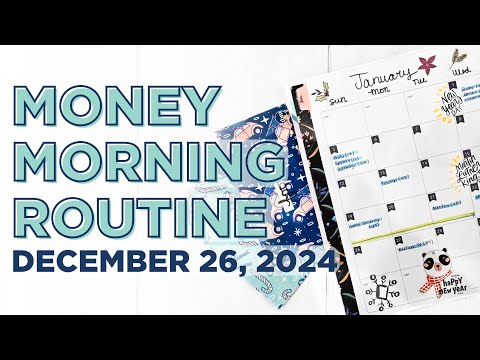 Money Morning Routine | Budget Calendar + Spending Update [Video]