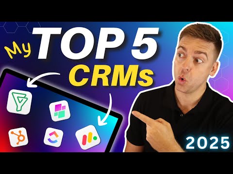 My TOP 5 CRM Software for 2025 | Free vs Paid CRMs for Small Business [Video]