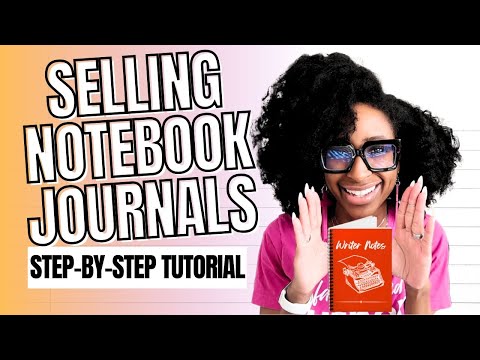 HOW TO MAKE NOTEBOOK JOURNALS TO SELL (WITHOUT NEEDING AMAZON KDP) low content books kdp [Video]