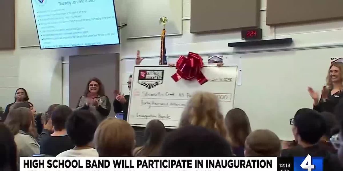 High school band will participate in Inauguration Day parade [Video]