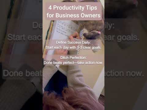 Productivity hacks that keep me on track and feeling like a total boss! [Video]